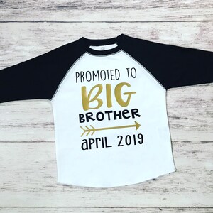 promoted to big brother shirt image 1