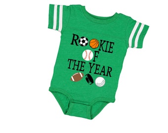 Rookie of the year 1st birthday shirt, Cake Smash Outfit, All Star Birthday, Baseball Birthday, Gift. for 1 year old, Sports 1st Birthday