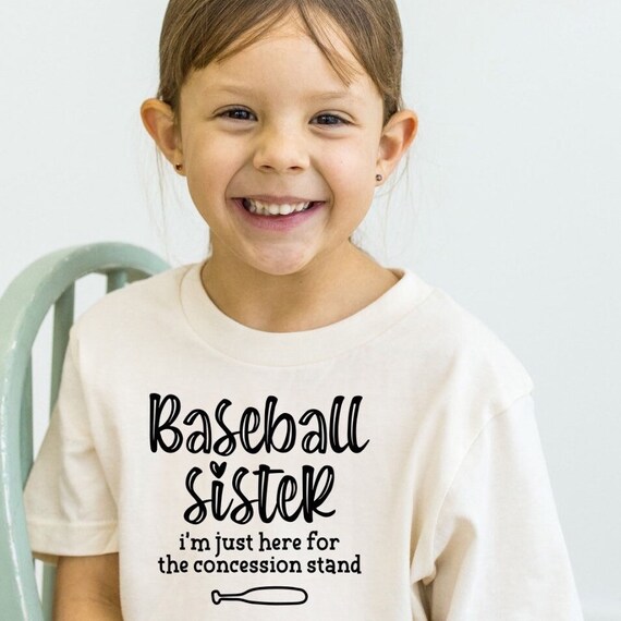 Baseball Sister Shirt I'm Just Here For The Concession Stand Baseball Sister Shirt I'm Just Here For The Concession Stand