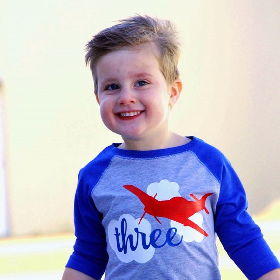 Kids 3 Years Old 3rd Birthday Airplane Shirt Boy Plane Party Kids 3 Years Old 3rd Birthday Airplane Shirt Boy Plane Party