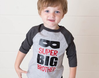 Super Big Brother Shirt: Hero Reveal Tee, Sibling Announcement