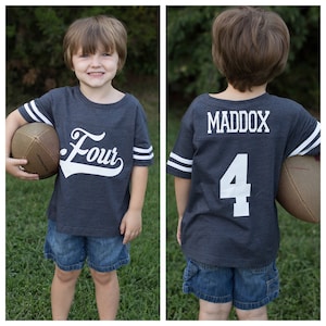 4th Birthday shirt, Football birthday shirt