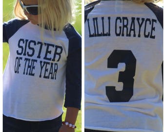 Sister of the year shirt