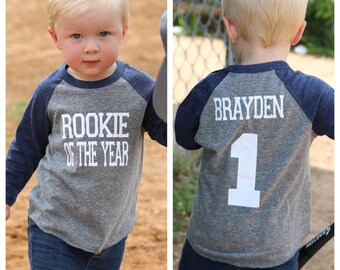 Rookie of the year 1st birthday shirt