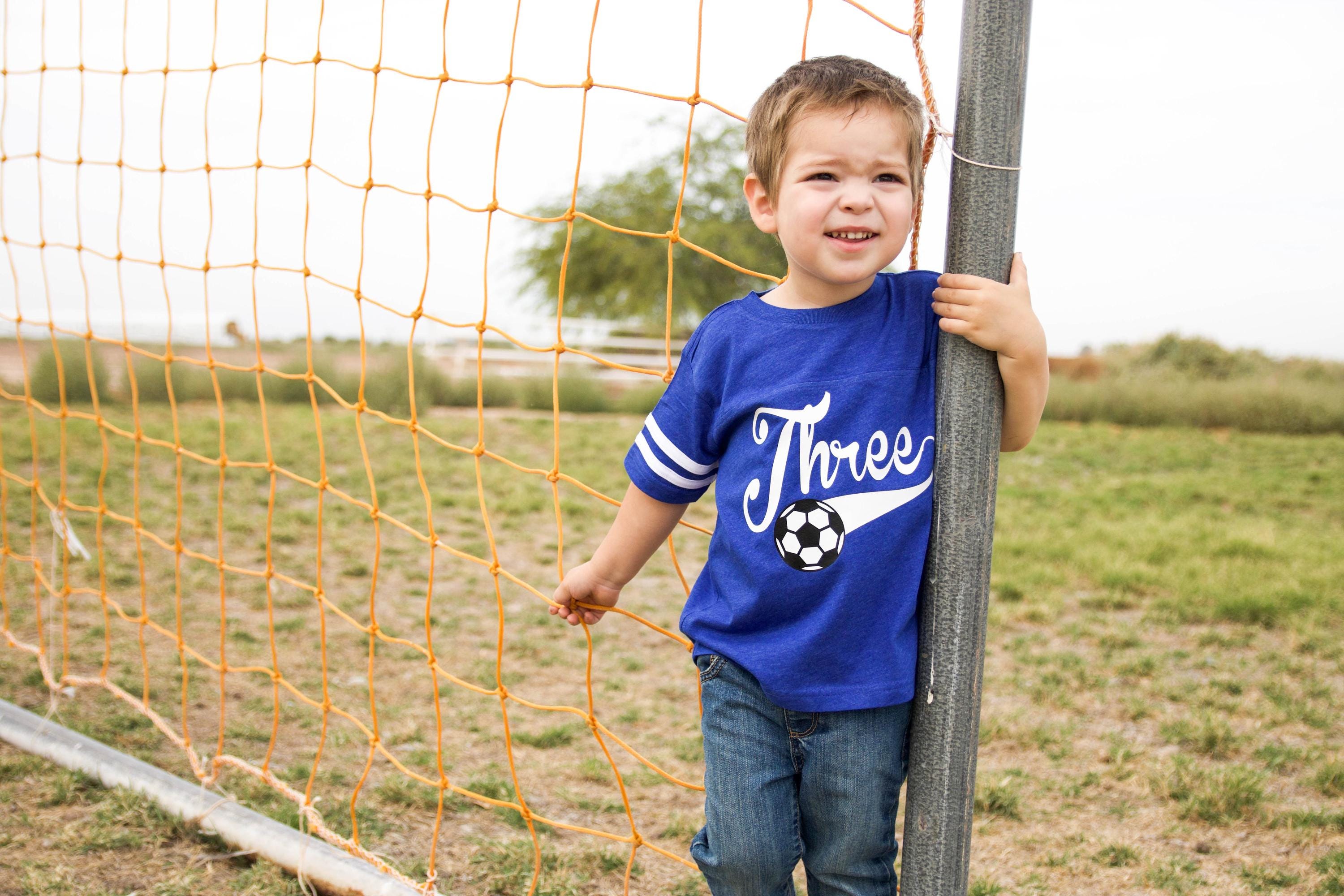 3rd Birthday Soccer Tee: Personalized Three-Year-Old Outfit