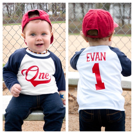 baseball first birthday shirt