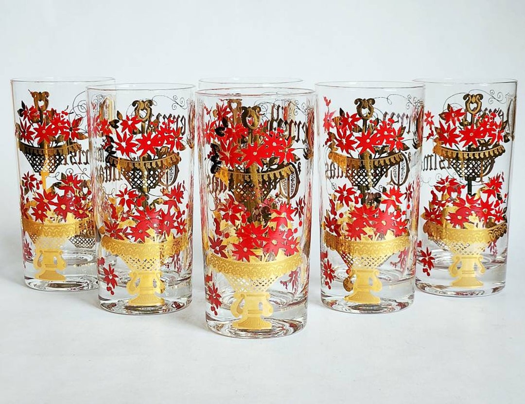 Spode Christmas Tree 13oz Wine Glasses, Set Of 4 - Festive Holiday Drinkware With Gold-Rimmed Seasonal Designs, Ideal For Red Or White Wine At Christmas Dinners And Family Gatherings: Wine Glasses - View #9