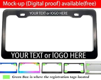 Buy Personalize Laser Engraved License Plate Frame Custom ...