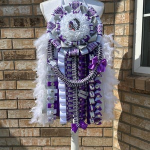 Custom 18” Homecoming Mum/Garter | Spirit Mum | Ultimate Mum | Budget Mum