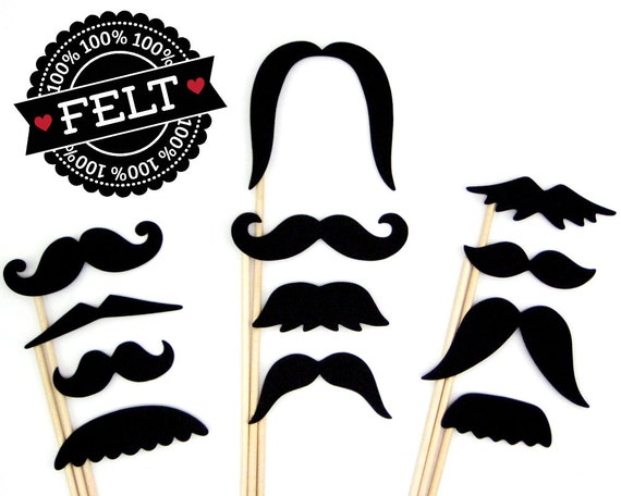 photo booth props mustache