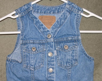 Levi's Trucker Vest - Etsy