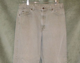 Levi's 550 Relaxed Fit High Waist Jeans Measured Size 34x30 Unisex Vintage 1990's USA