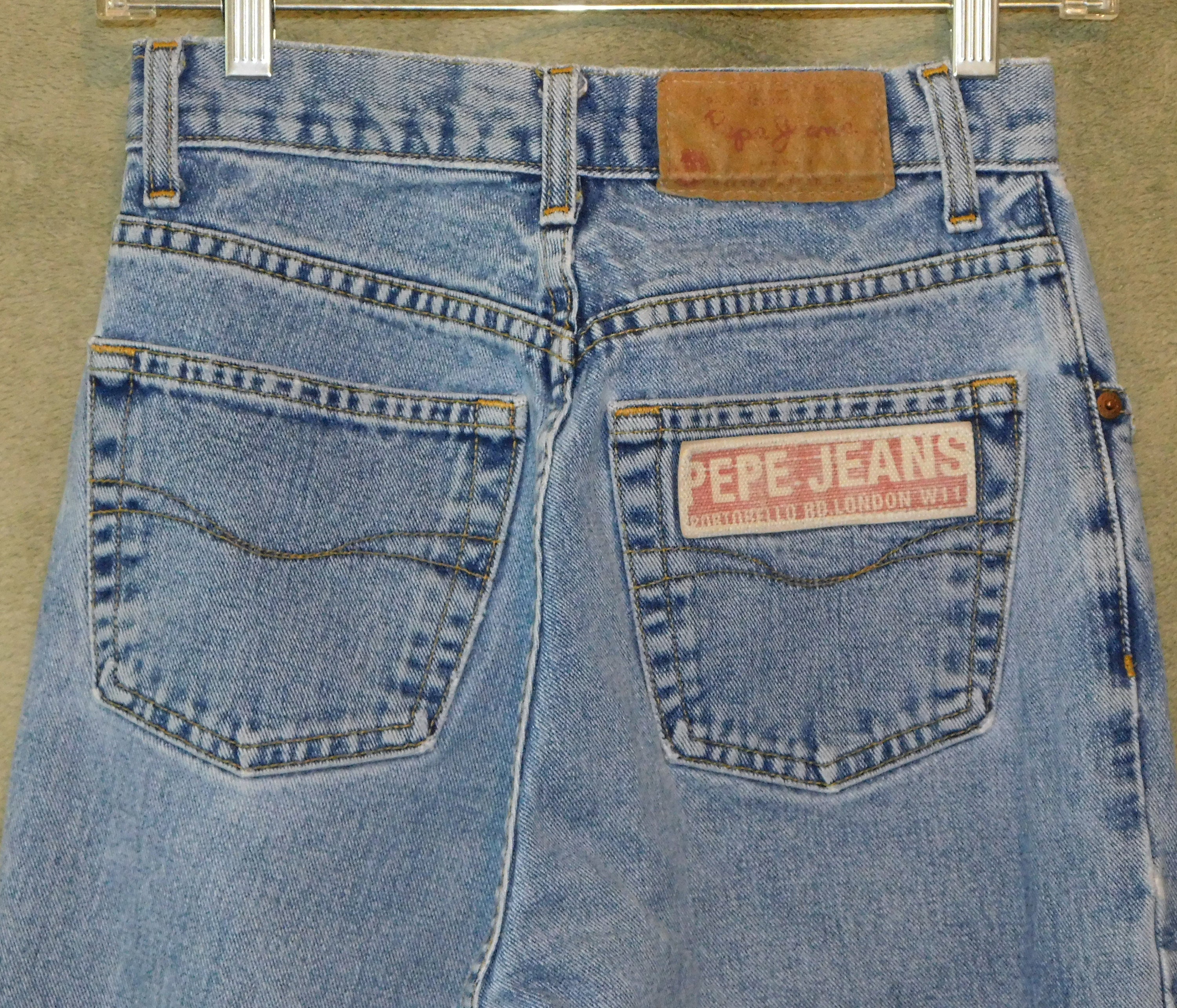 Vintage 90s Pepe Jeans London Denim Mom Jean Size 3/4 Women's USA