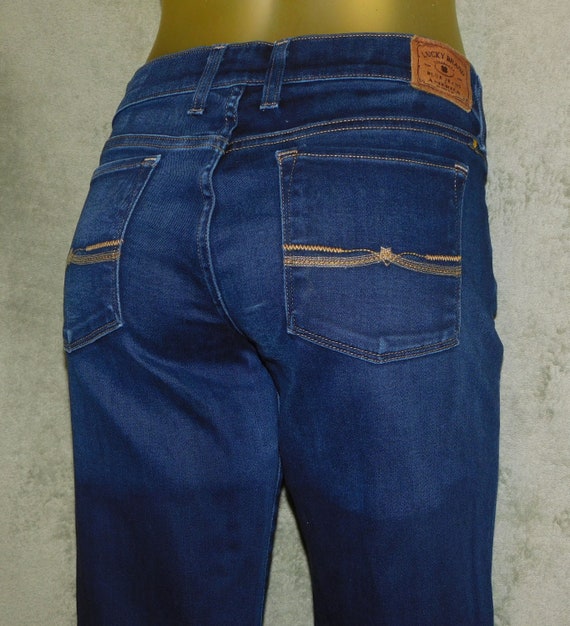 Y2K Low Rise Boot Cut Stretch Lucky Jeans Charlie… - image 1