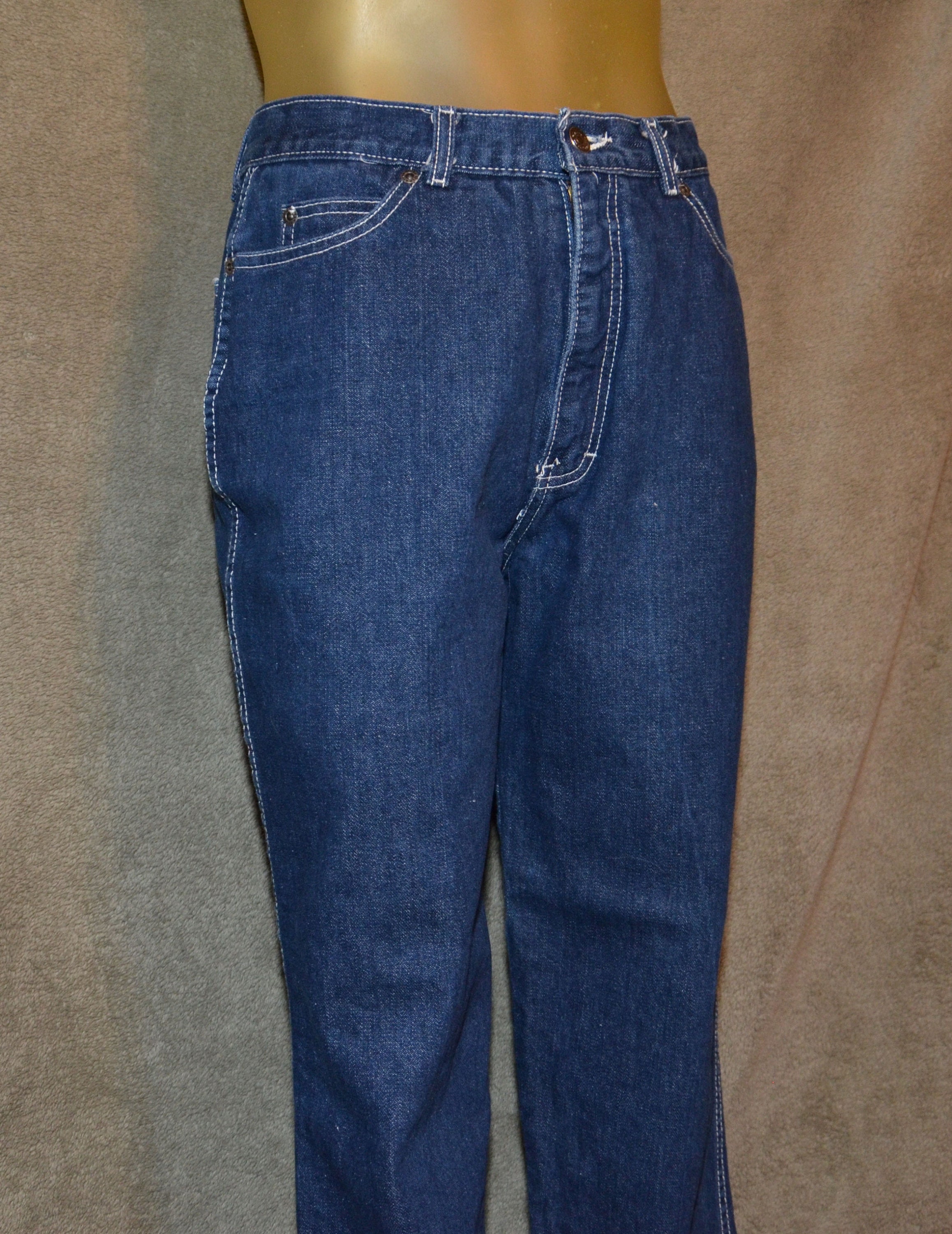 Vintage Jeans Oscar de la Renta High Waist Mom Jeans Size | Etsy