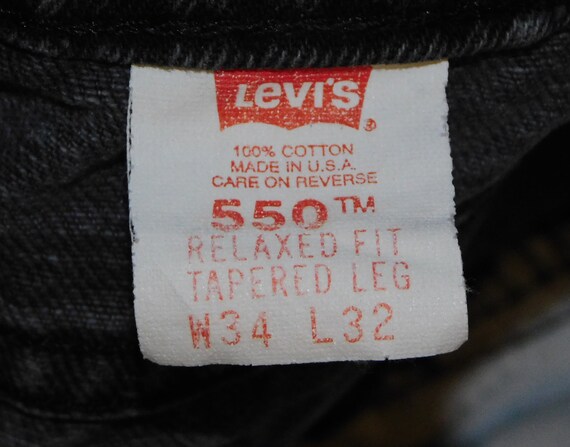 Levi's 550 Relaxed Fit Tapered Leg Size 31x31 Hig… - image 7