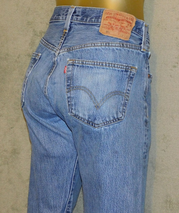 Levi's 501 Button Fly Regular Fit Straight Leg Jeans Size 31x33