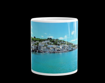 Looe Bay glossy mug