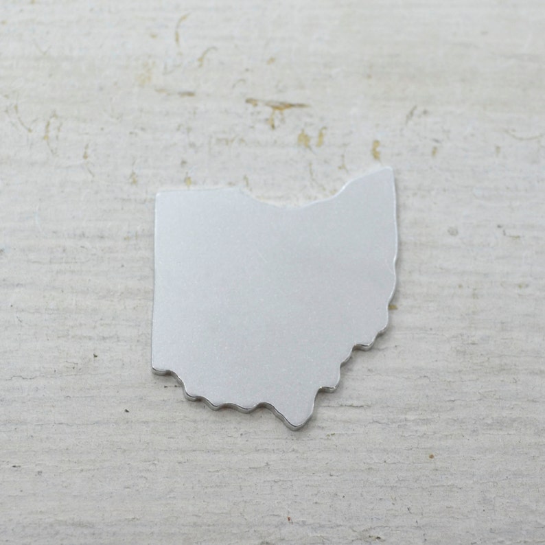 Qty 5 Deburred and Tumbled Ohio Aluminum Metal Stamping Blank