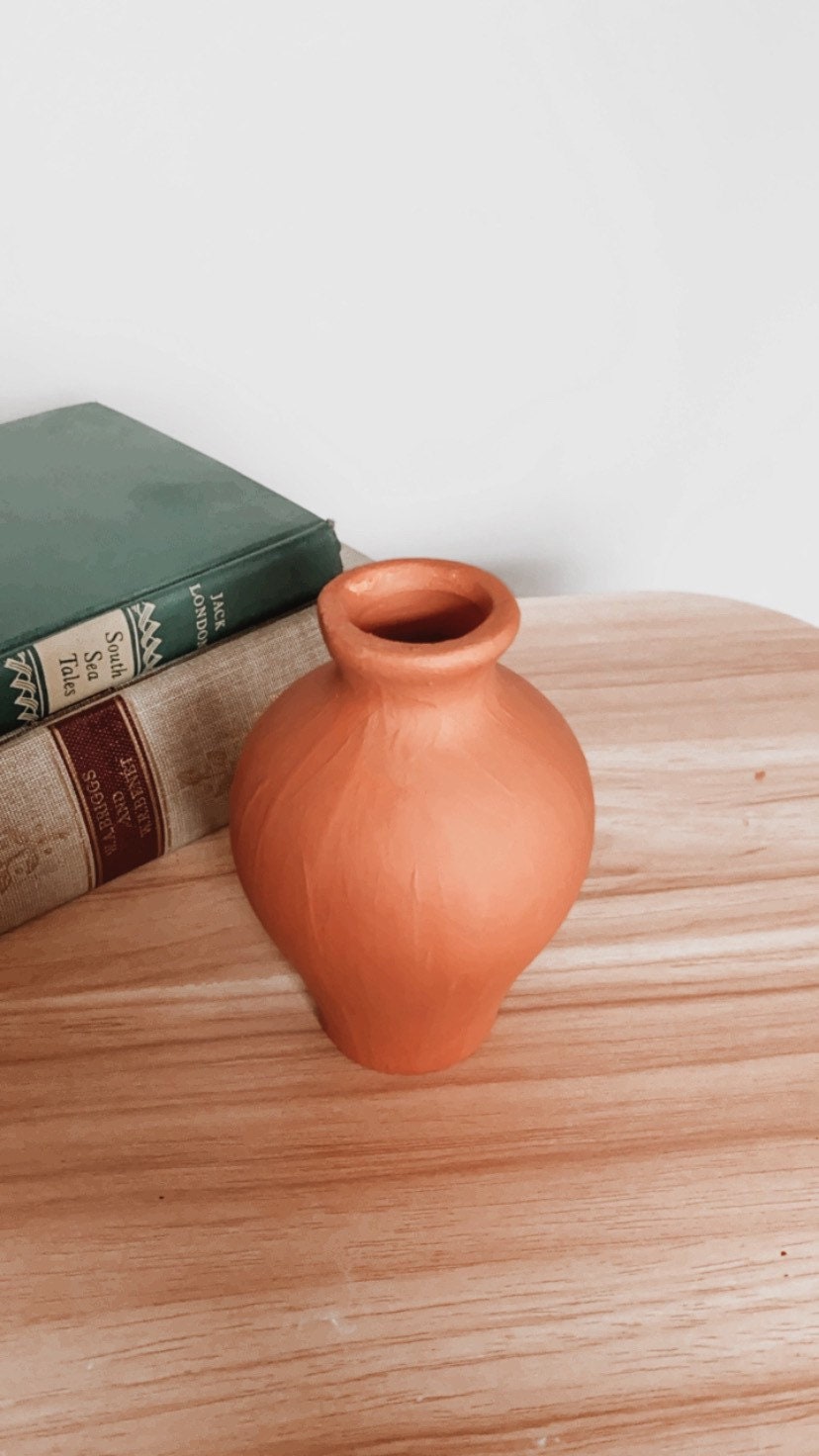 Rust colored vase
