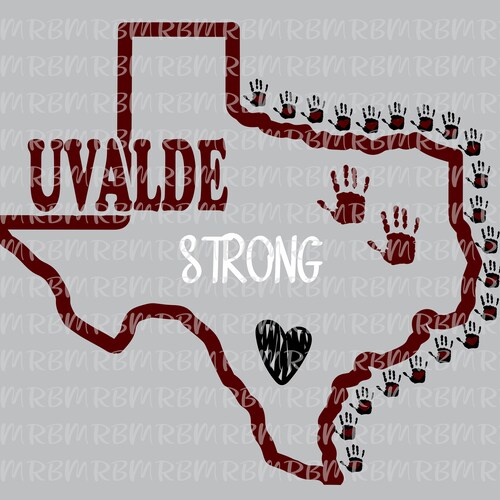Uvalde Strong SVG Pray for Texas SVG Uvalde Texas SVG Etsy