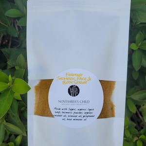 Foaming Turmeric Face & Body Scrub