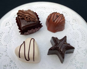 Fake Chocolates Set of 4 Assorted Chocolates