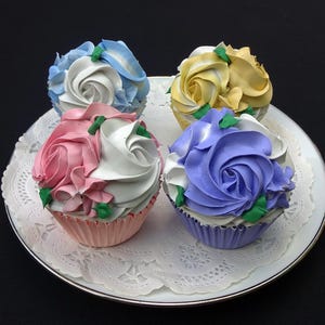 NEW! Amazing Rose Garden Fake Cupcakes
