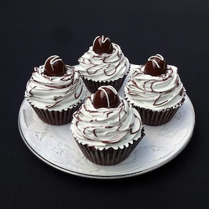 Chocolate Swirl Fake Cupcake