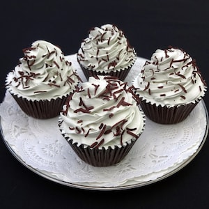 Fake Chocolate Sprinkles Cupcake