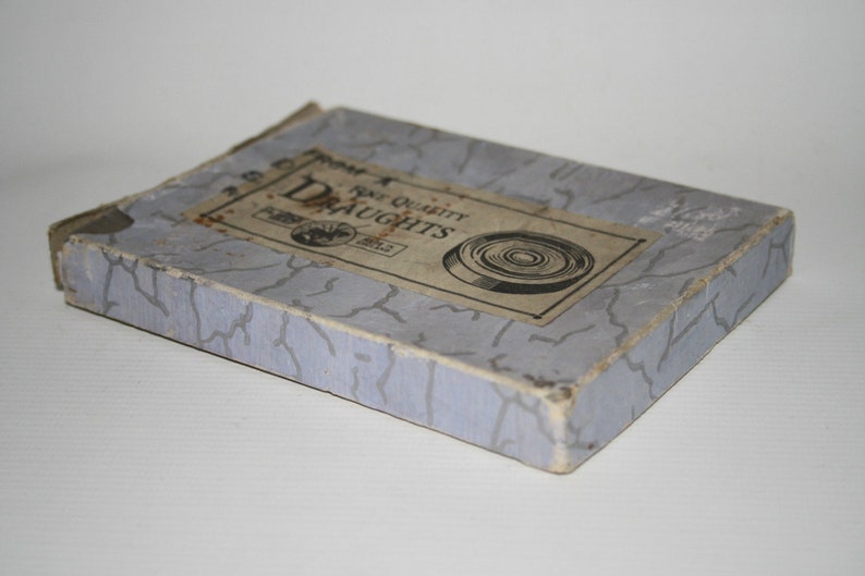 Collectable Vintage St George Fine Quality Draughts Game Boxed Made in England