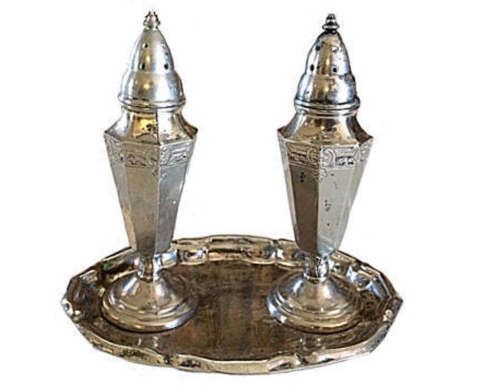 Quaker Shaker Antique Silver Salt Silver Salt Shaker Etsy