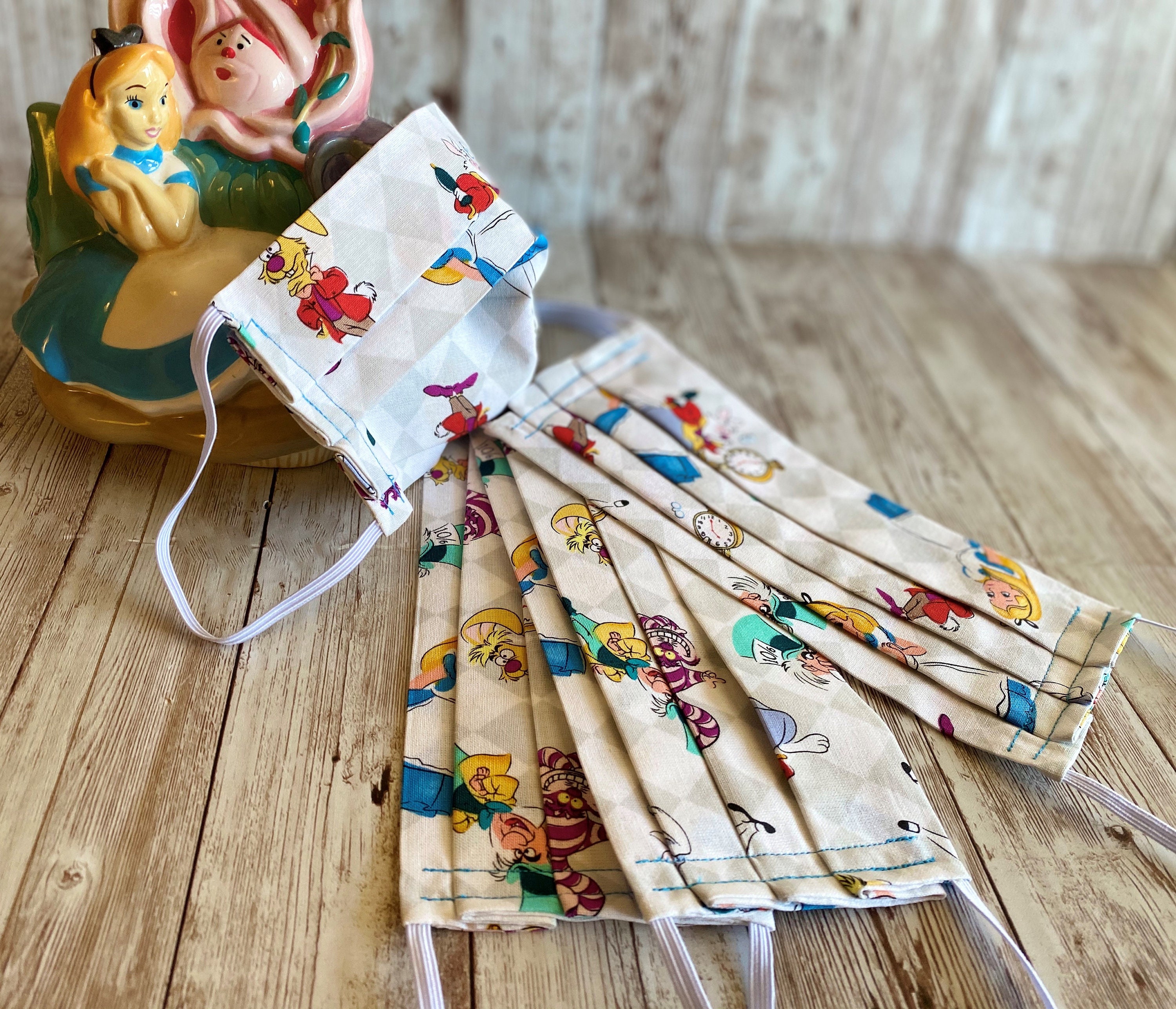 Disney Alice Adult Mask Alice in Wonderland Novelty Mask Etsy