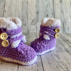 Fuzzy baby booties cheap