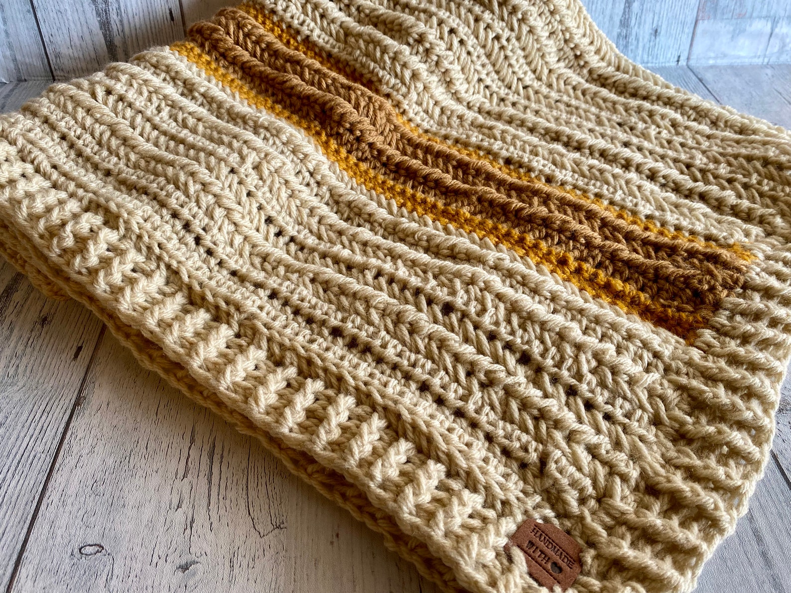 Crochet Boho Baby Blanket Mustard Baby Blanket Baby Organic Etsy