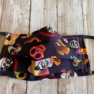 Coco Child Pleated Mask Disney Coco Novelty Mask Disney | Etsy