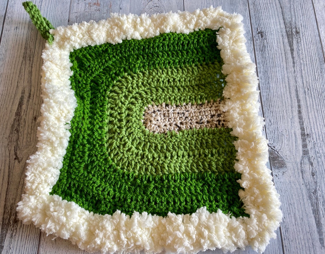 Crochet Baby Blanket Green Baby Blanket New Mom Gift Baby Etsy