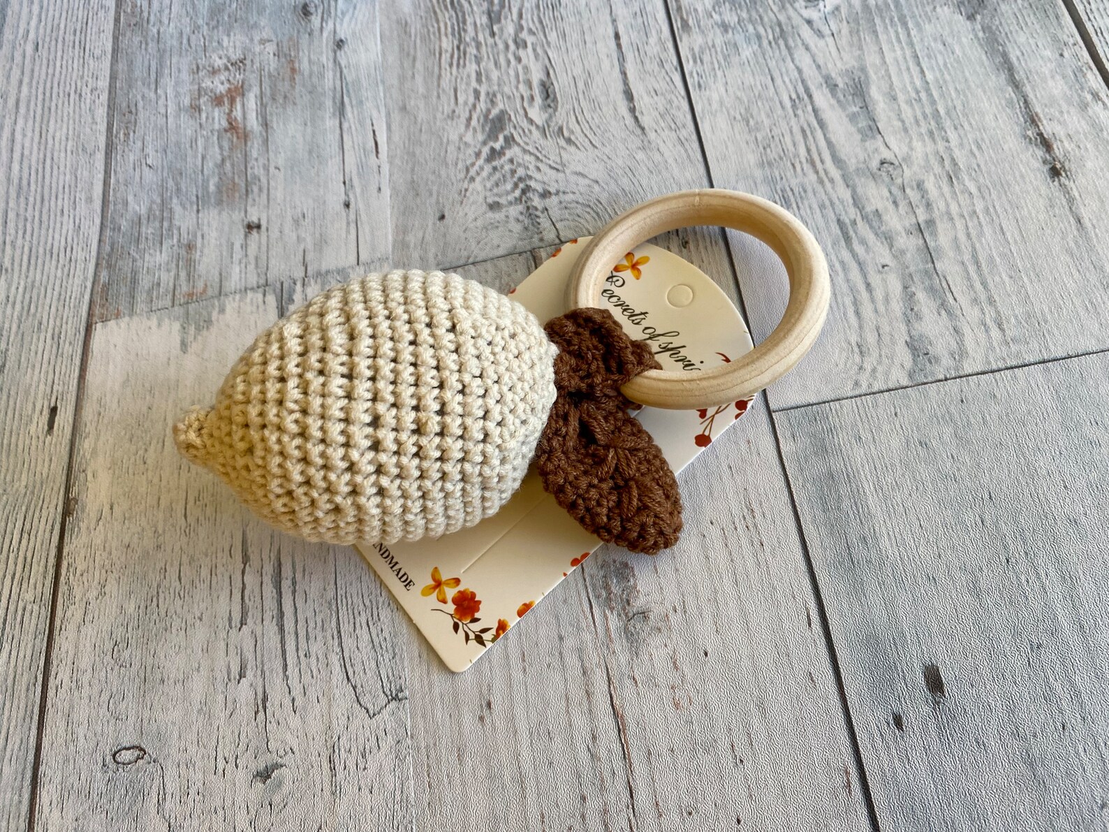 Crochet Boho Rattle Crochet Baby Rattle Crochet Lemon Etsy