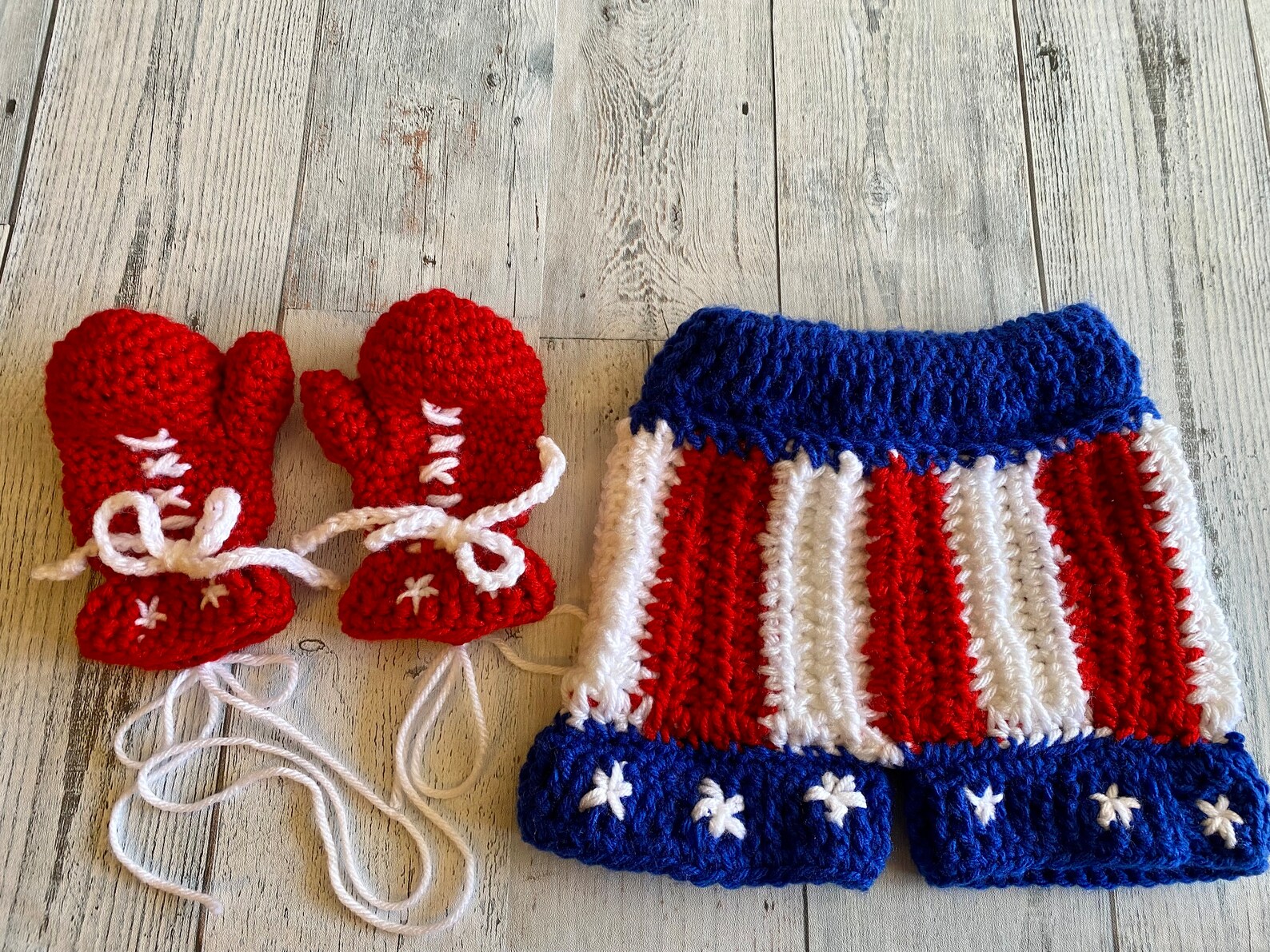 Crochet Baby Boxer Costume Baby Boxer Shorts Baby Boxing Etsy