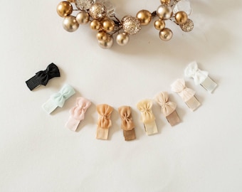Baby Hair Clips YOU PICK 4 ribbon snap clip, Baby Hair Clip, Baby Bows, Pick Any 4 Baby Snap Clip, Tiny Clip, Small Infant Hair Clip