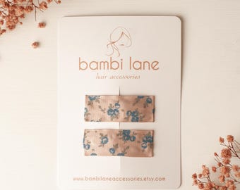 Ribbon hair snap clips, set of 2 ribbon snap clips, toddler hair clips, girl hair bows, women hair clips