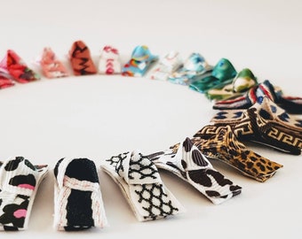 Baby Hair Clips YOU PICK 4 printed ribbon snap clip, Baby Hair Clip, Baby Bows, Pick Any 4 Baby Snap Clip, Tiny Clip, Small Infant Hair Clip