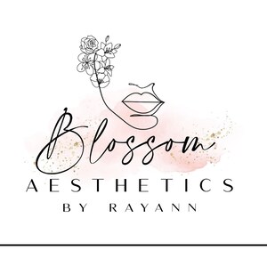 Beauty Logo Design, Aesthetics Logo, Floral Woman Logo, Line Art Logo, Spa Logo, Boutique Logo, Esthetician Logo Watermark, Business Logo