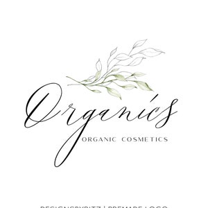 Conception de logo préfabriquée, design de logo botanique, logo de boutique, logo d’affaires élégant, logo personnalisé, logo de photographie et filigrane, logo de plante