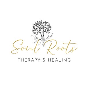 Boho Tree Logo Design, Therapist Logo, Life Coach Logo, Logo Design Custom for Business, Nature Logo