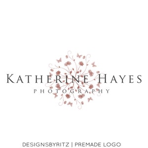Business Logo, Premade Logo Design, Photography Watermark Logo and Branding, Botanical Logo, Watercolor Logo, Organic Logo, Boutique Logo