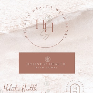Design de logotipo personalizado para empresas, design de marca, design de logotipo personalizado, kit completo de marca comercial, pacote de marca Boho, marca holística