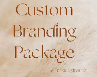 Custom Logo Design, Business Branding Kit, Modern Brand Board