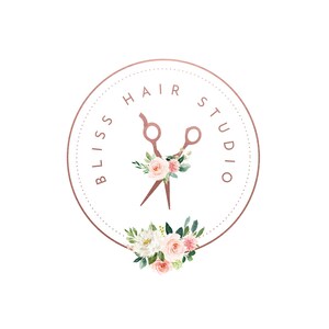 Premade Logo Design,Logo Design Custom, Hair Logo, Hair Studio Logo, Beauty Salon Logo, Boutique Logo, Hair Salon Logo Elegant Business Logo