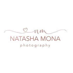 Vorgefertigte Logo-Design, Fotografie-Logo und Wasserzeichen, Blogger-Logo, Signatur-Logo, Feminine Logo, Business Boutique Loo, handschriftliche Logo